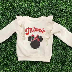 Disney White Minnie Mouse Sweatshirt
